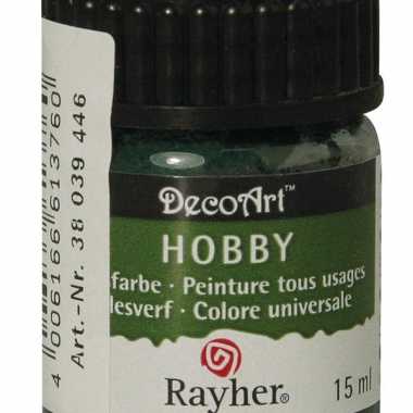 Hobby acrylverf donkergroen ml