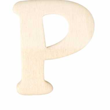 Hobby houten letter p