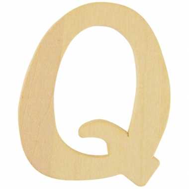 Hobby houten letter q