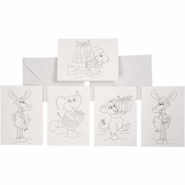 Hobby kerstkaarten maken kinderen