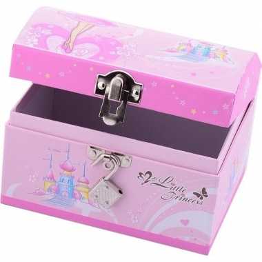 Hobby roze elfjes sieradendoos slotje