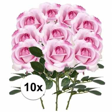 Hobby x roze rozen carol kunstbloemen
