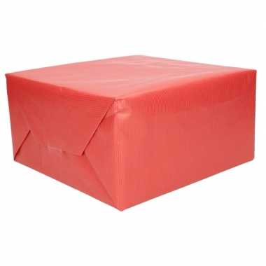 Hobby x stuks rollen kraft inpakpapier rood
