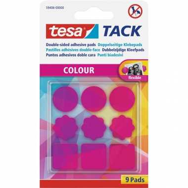 Hobby x tesa tack roze dubbelzijdige kleefpads