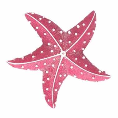 Hobby zeester glitter magneet roze ,