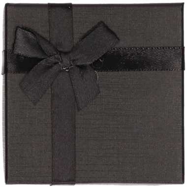 Hobby zwart sieradendoosje/cadeaudoosje
