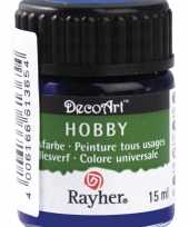 Hobby allesverf blauw ml