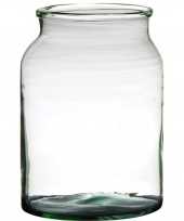 Hobby bloemenvaas gerecycled glas 10287762
