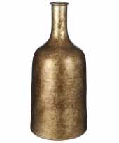 Hobby fles bloemenvaas metal goud keramiek takken bloemen h d 10275634