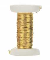 Hobby goud metallic bind draad koord mm dikte meter