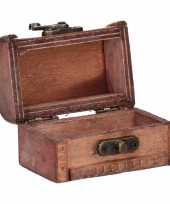 Hobby houten opbergkistje