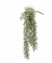 Hobby kunstplant groene gras hangplant tak