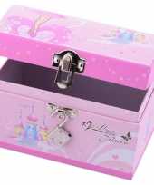 Hobby roze elfjes sieradendoos slotje