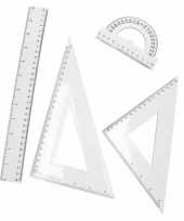 Hobby school wiskunde linialen set extra dik