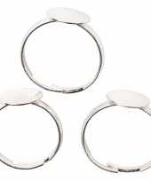 Hobby sieraden maken basis ringen zilver x