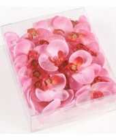 Hobby valentijn roze strooi vlinderorchideeblaadjes decoratie 10139533