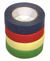 Hobby washi tape set kleuren