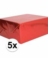 Hobby x holografische rood metallic folie inpakpapier 10103740