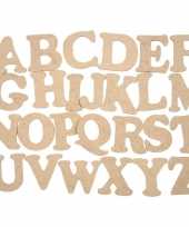Hobby x houten alfabet letters