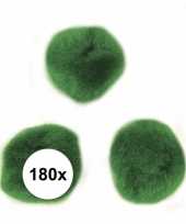 Hobby x knutsel pompons mm groen 10107827