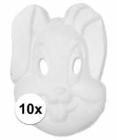 Hobby x papier mache masker konijn haas 10107900