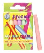 Hobby x schoolbord krijtjes gekleurd