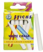 Hobby x schoolbord krijtjes wit