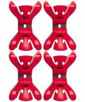 Hobby x slingers decoratie ophangen slingerklemmen rood