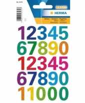 Hobby x stickervellen cijfers gekleurd 10162947