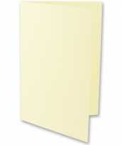 Hobby x stuks blanco kaarten ivoor a formaat 10265362