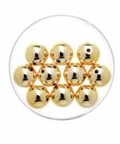 Hobby x stuks metallic sieraden maken kralen goud mm 10263465