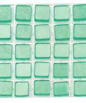 Hobby x stuks mozaieken maken steentjes tegels turquoise mm 10263488