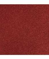 Hobby x stuks rood glitter papier vellen 10205815