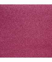 Hobby x stuks roze glitter papier vellen 10205812