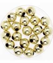 Hobby x stuks sieraden maken glans deco kralen goud mm 10263969