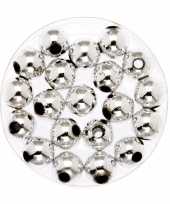 Hobby x stuks sieraden maken glans deco kralen zilver mm 10263968