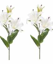 Hobby x witte lilium candidum witte lelie kunstbloemen