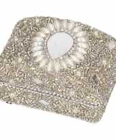 Hobby zilver bewaardoosje oriental rechthoek