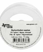Nylon hobby draad wit mm meter 10263562