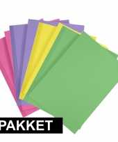 X a hobby karton fuchsia roze geel groen paars 10106007